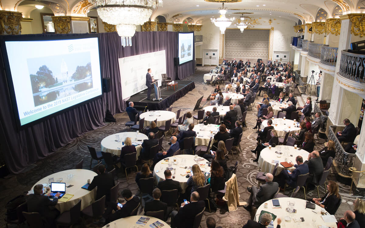 Shaun Snyder speaking at NAST conference